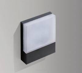 Kinkiet elewacyjny CIVITA AZ4361 Azzardo ciemnoszary 12W LED
