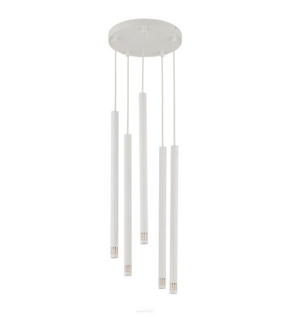 Lampa wisząca SOPEL LASER 33229 SIGMA nowoczesna 5x G9 białą