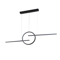 Lampa wisząca LAUREN A Azzardo czarna AZ5257