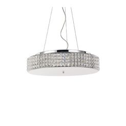 Lampa wisząca Roma 093048 NOWOCZESNY IP20  METAL / SZKŁO oprawa w stylu nowoczesnym Ideal Lux LAMPA WEWNĘTRZNA  
