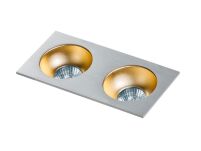 Oprawa  wpustowa HUGO 2 DOWNLIGHT  AZ1737 techniczna w kolorze  aluminium - 2