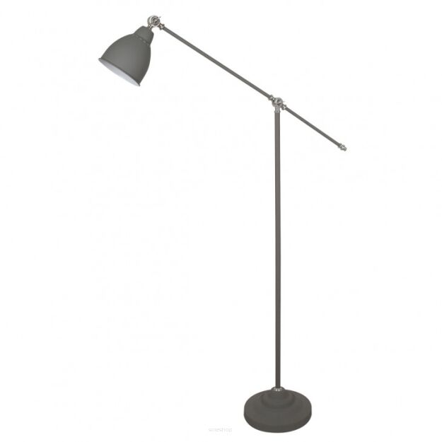 LAMPA podłogowa Italux Sonny  ML-HN3101-1-GR wykonana jest ze stali o szarym wykończeniu w stylu industrialny