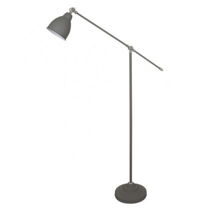 LAMPA podłogowa Italux Sonny  ML-HN3101-1-GR wykonana jest ze stali o szarym wykończeniu w stylu industrialny