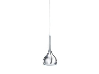 Lampa wisząca Soul 1 Chrome AZzardo AZ1652 klosz ze szkła w kolorze chromu