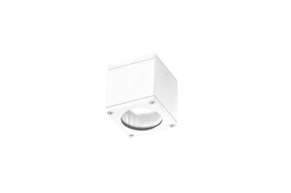 Lampa zewnetrzna  JOE SQUARE AZ3324 IP54  białą kostka wykonana z metalu i szkła