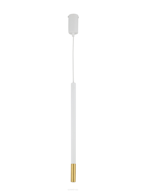 LAMPA WISZĄCA SOPER DUE 33236 SIGMA SOPEL TUBA BIAŁA ZŁOTA