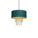 Lampa wisząca ALMERIA GREEN/GOLD MILAGRO MLP6451 - 2