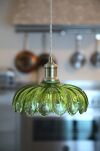Lampa wisząca Kurage 1L E27 109177 Markslojd antyczny mosiądz/zielona Ø26cm - 3