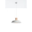 Lampa wisząca AFRA SL.0282 SOLLUX nietypowa nowoczesna połączenie betonu metalu oraz drewna - 2