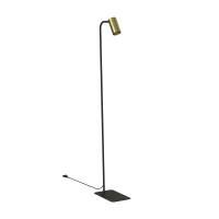 Lampa podłogowa Mono GU10 czarno/mosiężna 120cm 7711