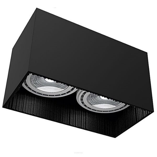 Designerska lampa sufitowa GROOVE 9316 Nowodvorski 24 CM czarna
