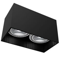 Designerska lampa sufitowa GROOVE 9316 Nowodvorski 24 CM czarna