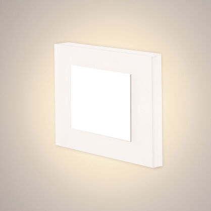 LAMPA SCHODOWA ELKIM LESEL 008B Kwadratowa LED 2 kolory 3000K / 4000K Funkcjonalna 