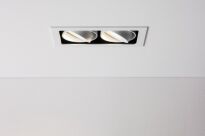 Lampa wpuszczana Tweet 50.2 mini.LED Labra  4.1161  techniczna prostokąt  z ramką ruchoma głowica różne kolory wykończenia - 2