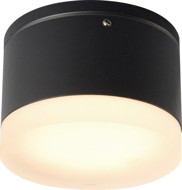 Oprawa natynkowa APULIA R BK AZ4333 Azzardo wysokość 7.4 cm czarna IP54