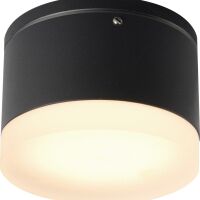 Oprawa natynkowa APULIA R BK AZ4333 Azzardo wysokość 7.4 cm czarna IP54