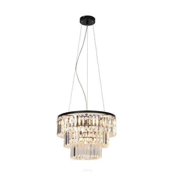 LAMPA WISZĄCA lampa wewnętrzna ZUMA LINE TIFANNY PENDANT P17127-4 W KOLORZE transparentnym NOWOCZESNY  