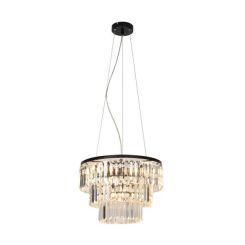 LAMPA WISZĄCA lampa wewnętrzna ZUMA LINE TIFANNY PENDANT P17127-4 W KOLORZE transparentnym NOWOCZESNY  