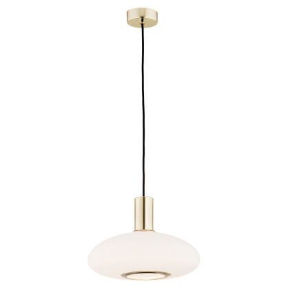Lampa wisząca SAGUNTO 4358 Argon Szklany biały klosz