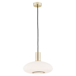 Lampa wisząca SAGUNTO 4358 Argon Szklany biały klosz