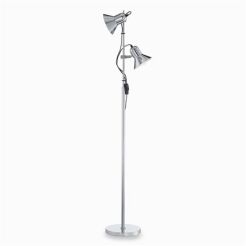 Lampa podłogowa Polly PT2 CROMO Ideal Lux  061122  Klosze ruchome lampa chromowana techniczna