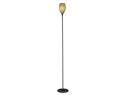 Lampa podłogowa Izza oliwkowa AZzardo AZ1079 klosz w kształcie kielicha ze szkła