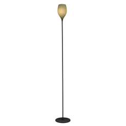 Lampa podłogowa Izza oliwkowa AZzardo AZ1079 klosz w kształcie kielicha ze szkła