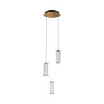 MD3147-3A-3GT CALLY LAMPA WISZĄCA ZŁOTA/GOLD ZUMALINE - 3