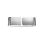 Kinkiet Clip AP2 SMALL CROMO Ideal Lux  031361 Metalowy korpus wykonany z cienkiej blachy ma kolor chromu - 3