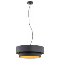 Lampa wisząca FOXY 1411 Argon Czarno – złota śr. 45 cm