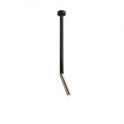 Lampa sufitowa STICK BLACK/GOLD M złoto czarna tuba ALDEX 1067PL_G1_M  