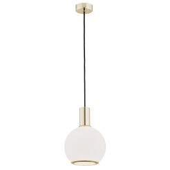 Lampa wisząca SAGUNTO 4357 Argon Szklany klosz kula 20 cm