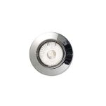 Lampa wpuszczana  JAZZ FI1 CHROM Ideal Lux 083070  okrągła aluminiowa ramka kolor chromu wymaga wbudowania w ścianę - 2