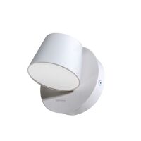 Kinkiet RAMONA 1 SWITCH AZ2566 LED 6W azzardo biały klasyczny klosz, włącznik