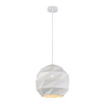 Lampa wisząca PALERMO PND-2424-1L-WH Italux NOWOCZESNA MINIMALISTYCZNA W KOLORZE BIAŁYM E27  - 2