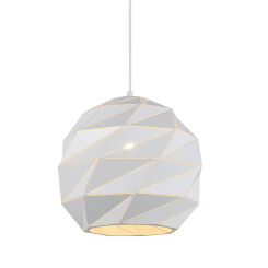 Lampa wisząca PALERMO PND-2424-1L-WH Italux NOWOCZESNA MINIMALISTYCZNA W KOLORZE BIAŁYM E27 