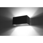 KINKIET QUAD MAXI Czarny PROSTOKĄT SOLLUX  Lampa Ścienna NOWOCZESNY stal  SL.0527 lampa  SOLLUX LIGHTING - 2