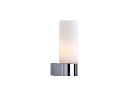 Kinkiet Gaia 1  AZzardo LW1402 AZ1604 Lampa wykonana jest z metalu i szkła IP44 do łazienki
