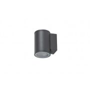 Lampa zewnetrzna JOE WALL 1  AZ3318 kinkiet IP54  szara tuba wykonana z metalu i szkła