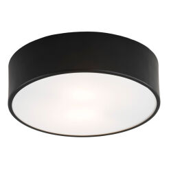 Ponadczasowy plafon DARLING 3081 Argon Średnica 25 cm CZARNY