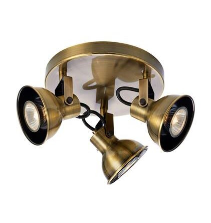 Plafon ROCCO 107852 MARKSLOJD RETRO W KOLORZE ANTYCZNYM 3 ŹRÓDŁA ŚWIATŁA 