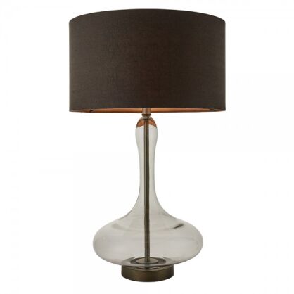 Lampa stołowa CAIA brązowa  ENDON LIGHTING 79835  
