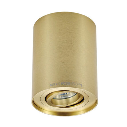 PLAFON ZUMA LINE RONDOO SL 1 UP SPOT 94354 GOLD Z ALUMINIUM W KOLORZE ZŁOTYM NOWOCZESNA TUBA