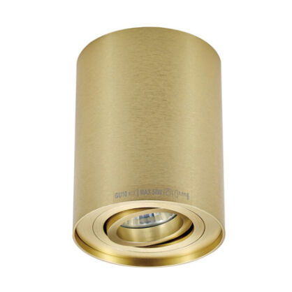 PLAFON ZUMA LINE RONDOO SL 1 UP SPOT 94354 GOLD Z ALUMINIUM W KOLORZE ZŁOTYM NOWOCZESNA TUBA