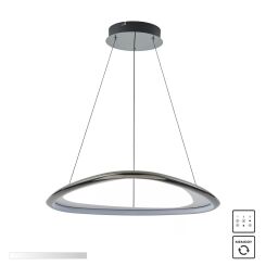 MD3888-1S-3BCT GETAFE LAMPA WISZĄCA CZARNY CHROM/BLACK CHROME ZUMALINE