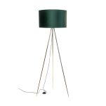 Lampa podłogowa INGA H06-GD-GR Zuma Line Trójnożna zielona - złota - 2
