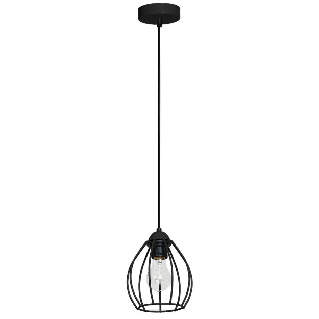 Lampa Wisząca DON BLACK 1xE27 milagro MLP748