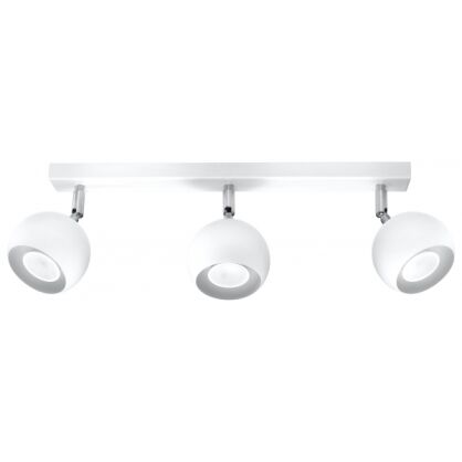 PLAFON OCULARE 3 Biały  SOLLUX  Lampa Ścienna NOWOCZESNY stal  SL.0439 metalowa lampa  SOLLUX LIGHTING