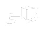 Lampa ogrodowa CUMULUS CUBE 8966  Nowodvorski Kostka ozdobna - 2
