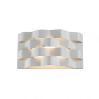 Kinkiet Verigo MB1401S Italux NIEREGULARNA FALOWANA POWIERZCHNIA BIAŁA LED 20W IP20 